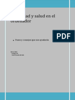 Seguridad y Salud en El Ordenador PDF