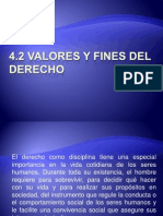 Valores y Fines Del Derecho