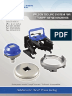 Wilson Tool - Catalog Scule Stantare Pentru Masini Trumpf Trumatic Si Trupunch - SM