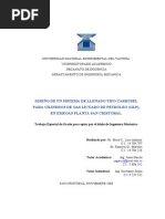 Prelimina ResDISEÑO DE UNNSISTEMA DE LLENADO TIPO CARRUSEL PARA CILINDROS DE GAS LICUADO DE PETROLEO (GLP) EN EMEGAS PLANTA SAN CRISTOBAL