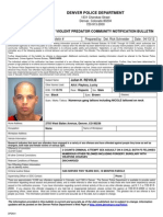 Julian H. Revolie Sexually Violent Predator Notification