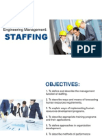 Engineering Management: Staffing