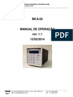 Manual Controlador de Processo AutoClave AMCP MCA 65