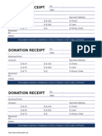 Donation Receipt - Cash Donation 2