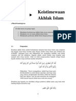 2 - Keistimewan Akhlak Islam