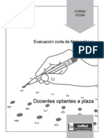 Prueba Liberada para La Evaluación Diagnostica Del Mineduc