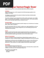 DHF - Dengue Hemorrhagic Fever