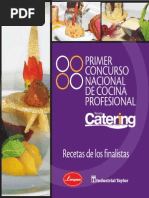 Recetas 1 Concurso Revista Catering Recetas Ganadoras PDF