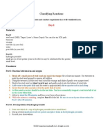 U5L3 Classifying Reactions Portfolio Word