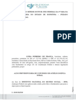 Luzia Pinheiro de França. Auxilio Doença. Laudos. Indeferimento Inss. Requisitos Preenchidos