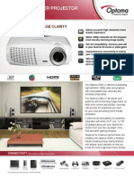 2238 HD25-LV Optoma Datasheet Web