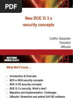 Bobj09 - Xi3.x Security What Is New