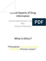 Unit VI - Ethical Aspects of Drug Information