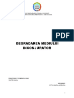 Degradarea Mediului Inconjurator