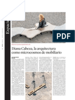 Diana Cabeza, La Arquitectura Como Microcosmos de Mobiliario