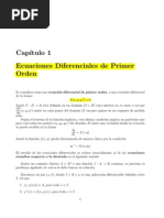 Cap Itulo 1 Ecuaciones Diferenciales de Primer Orden