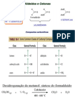 Aldeidos e Cetonas