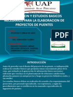 Estudios Basicos para Puentes