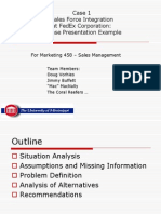 FedEx Sales Force Integration - Example of How To Do3