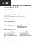 LDOMs (OVM For SPARC) Command Line Reference (Cheat Sheet)