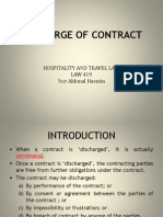 Discharge of Contract