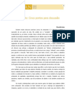 Artesanato - Cinco Pontos para Discussao PDF