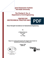 CGPR #4 - Shear Strength Correlations For Geotechnical Engineering