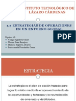 Estrategias de Operaciones en Un Entorno Global