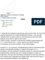 Applied C++ - Practical Techniques For Building Better Software (2003)