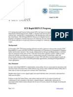 ICE Fact Sheet - Rapid REPAT Program (8/24/09)