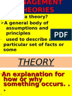 What Is A Theory? A General Body of Assumptions and Principles Used To Describe A Particular Set of Facts or Some Observed Phenomenon