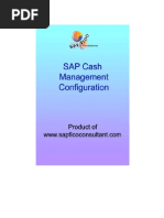 Cash Management Configuration