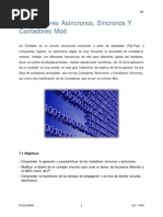 Contadores Asíncronos, Síncronos Y Contadores Mod PDF