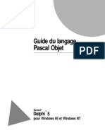 Guide Du Langage Pascal Objet: Delphi 5