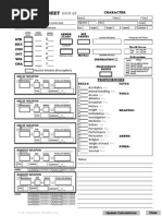 5e Character Sheet