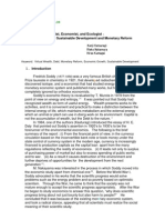 Fredrick Soddy, Chemist, Economist, and Ecologist His Concern About The Sustainable Development and Monetary Reform