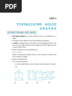 Visualising Solid Shapes: Unit 6 Unit 6 Unit 6 Unit 6 Unit 6