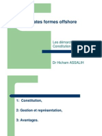 Constitution Société Offshore