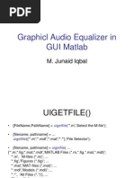 Matlab Audio Equalizer GUI