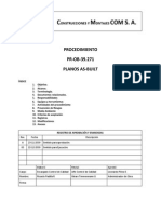 Sonacol PR-OB-39.271 Procedimiento Planos As-Built