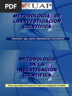 Metodologia de La Investigacion