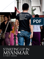 "Starting Up in Myanmar - A First Guide" (By Harald Friedl/Ruben D'Hauwers)