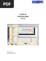 Title Block Editor Catia Eng v5