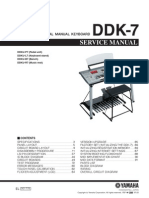 Yamaha Electone DDK7 Service Manual