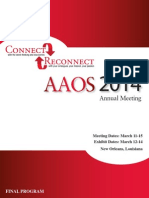 AAOS Final Program 2014