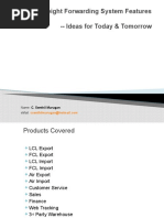 Freight Forwarding System Features-Ver-1