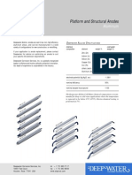 Deepwater Anode Data Sheets