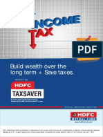 HDFC TaxSaver Leaflet Aug 2014