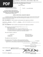 Harold Henthorn Search Warrant