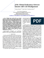 Computation of The Mutual Inductance Between Circular Filaments With Coil Misalignment PDF